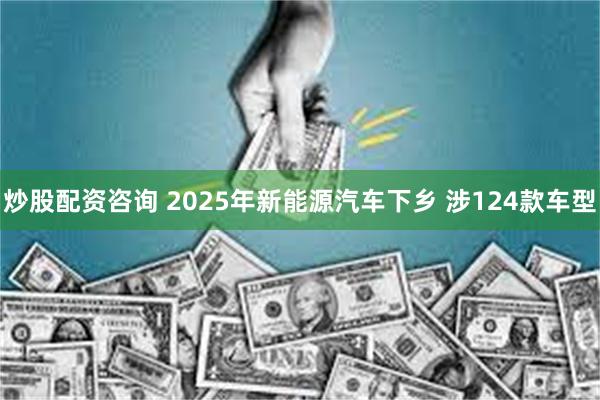 炒股配资咨询 2025年新能源汽车下乡 涉124款车型